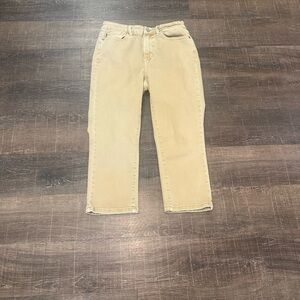 Judy Blue Khaki Garment Dyed High Rise Capris Size 9/29